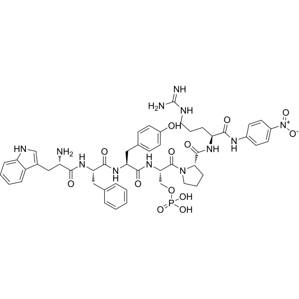 H-Trp-Phe-Tyr-Ser(PO3H2)-Pro-Arg-pNA 202739-41-1